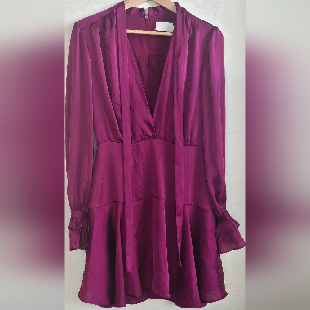 THE JETSET DIARIES Rich Cranberry Dress.